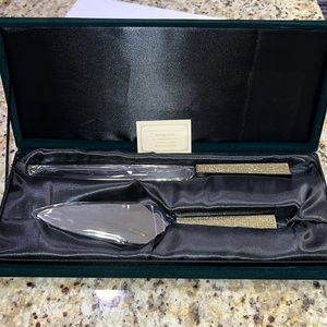 Diamond Cake Knife & Server Set